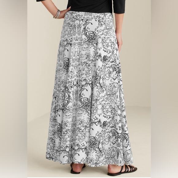 Soft Surroundings Amaranth Maxi Skirt Size Small - Picture 2 of 11
